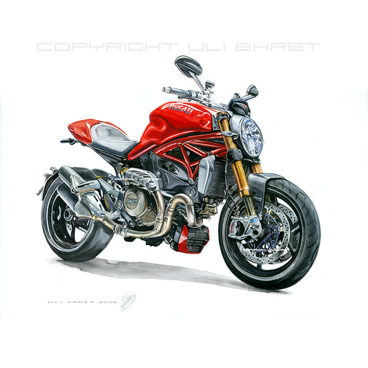 #0595 Monstre Ducati, Rouge