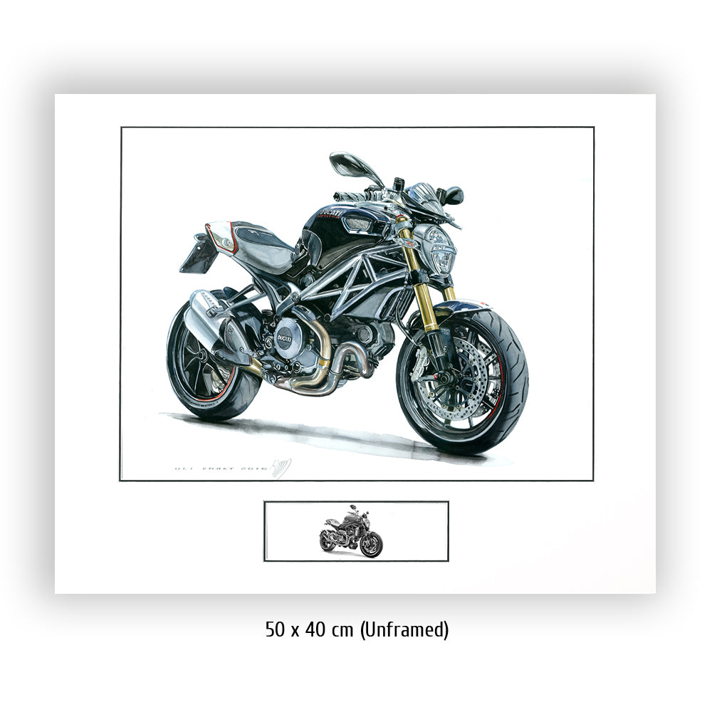 #0597 Monstre Ducati, Noir