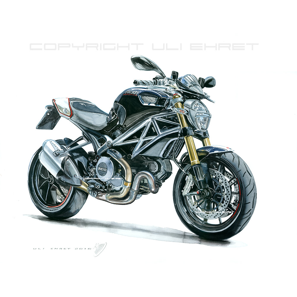 #0597 Monstre Ducati, Noir