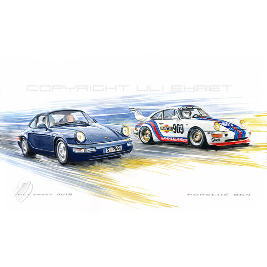 #0602 Porsche 964 RSR 3.8 Martini &amp; 964 Carrera
