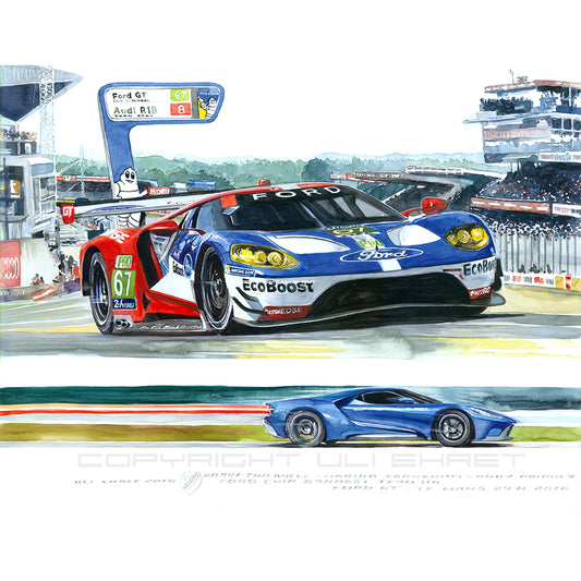 #0619 Ford GT50, Multimatic, 24 Heures du Mans 2016