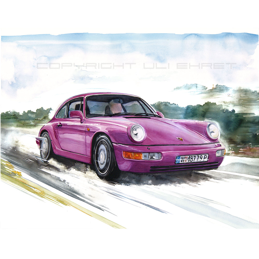 #0622 Porsche 964 rose