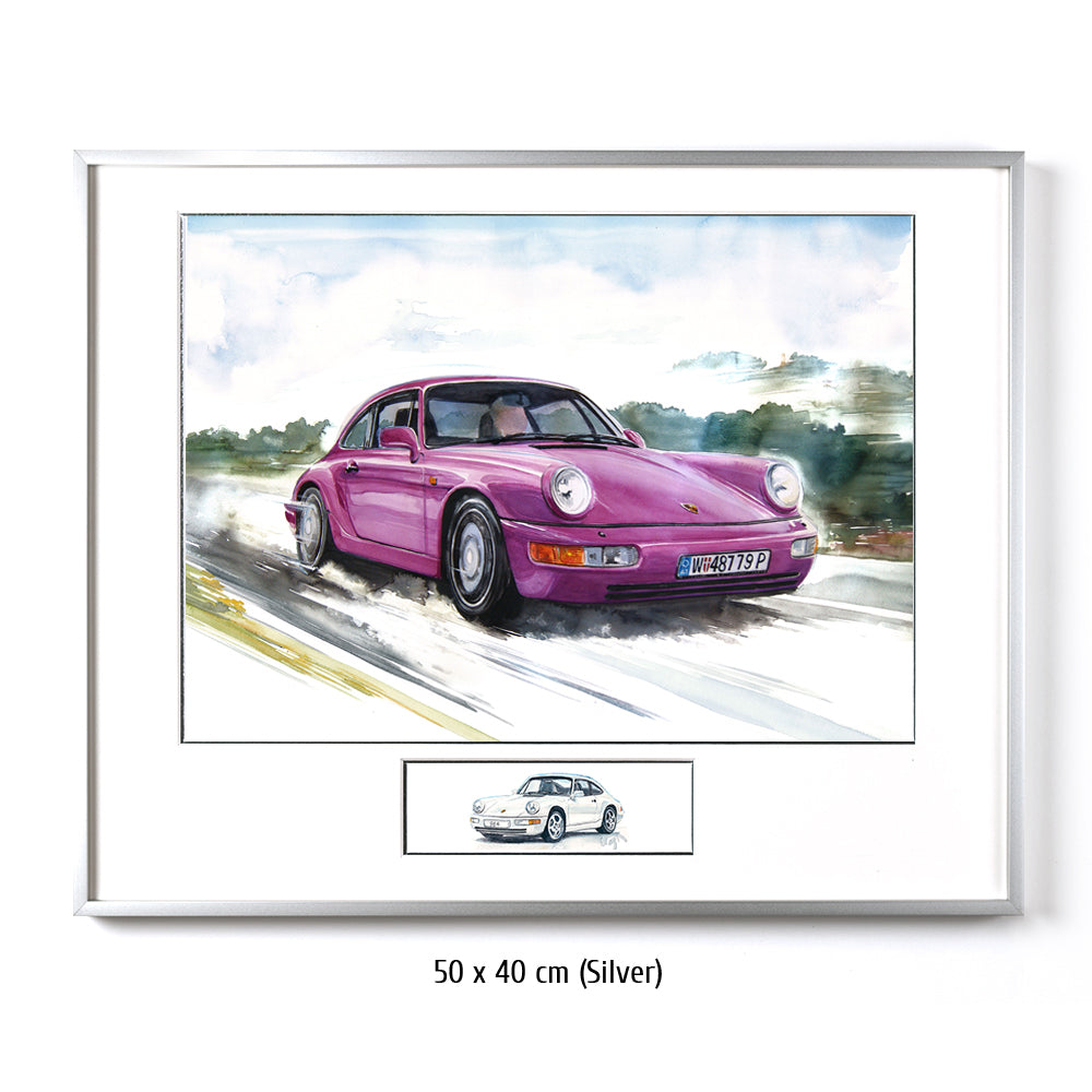 #0622 Porsche 964 rose