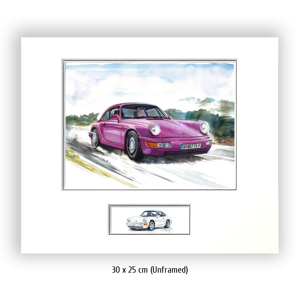 #0622 Porsche 964 rose
