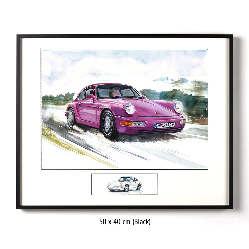 #0622 Porsche 964 rose