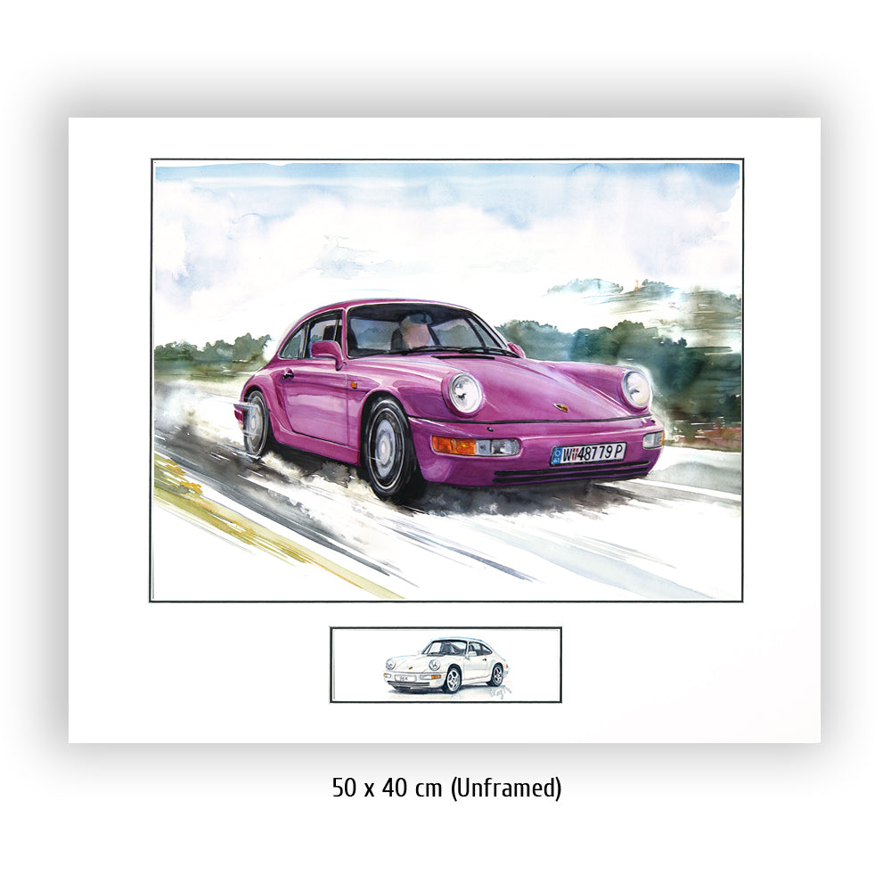#0622 Porsche 964 rose
