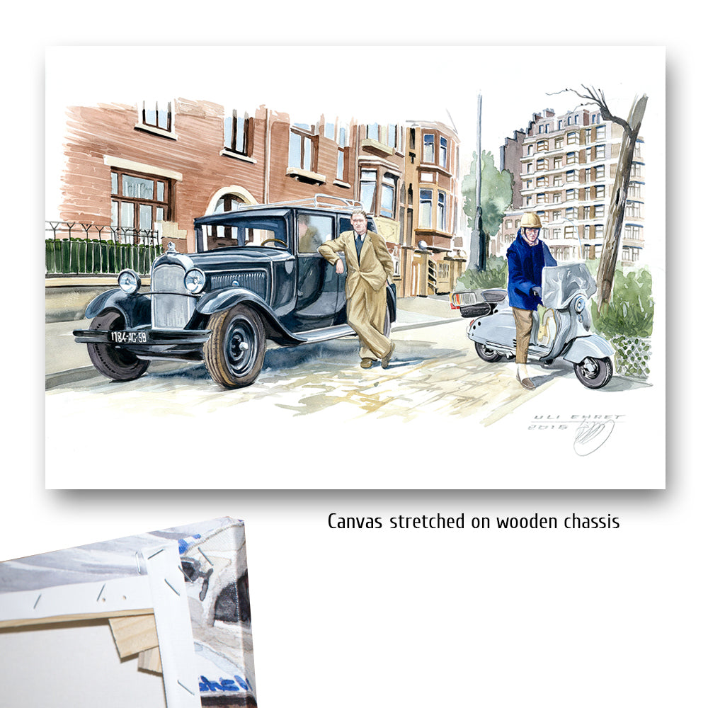 #0623 Citroën C5, Trottinette Lambretta