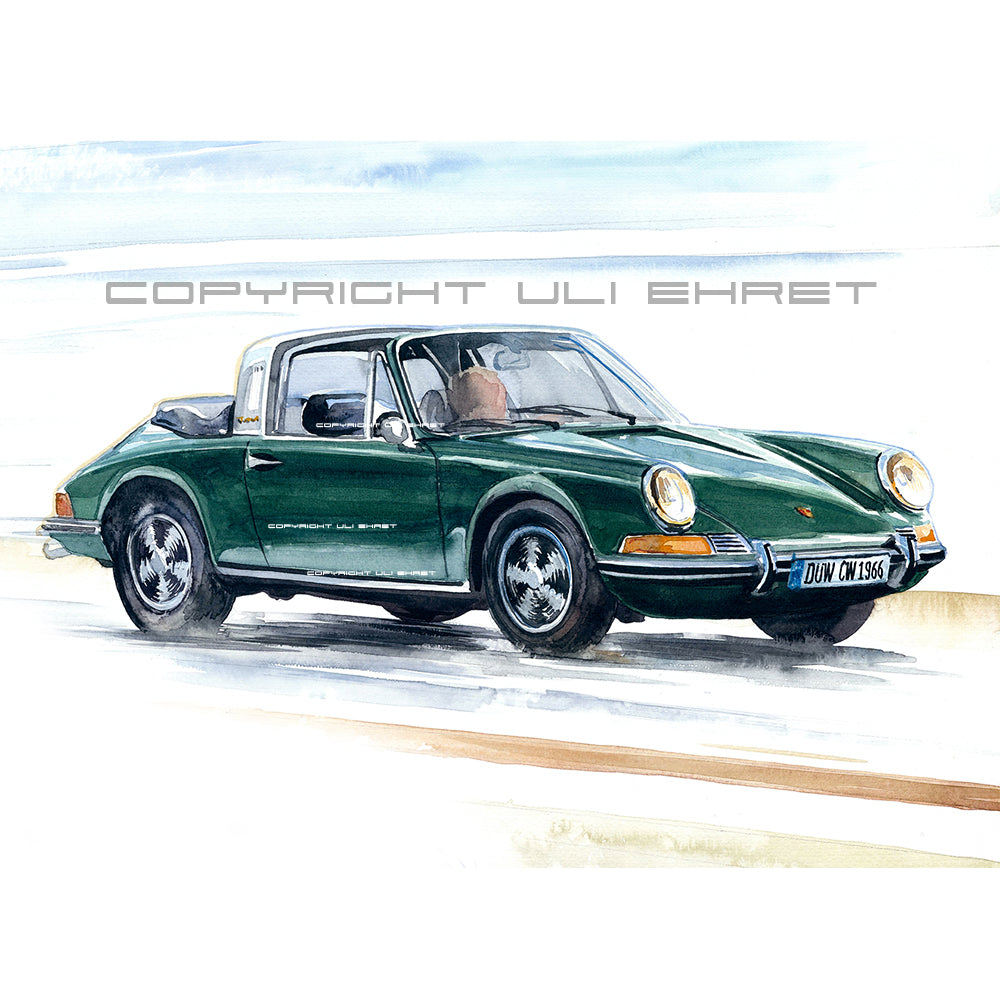 #0648A Porsche 911 - Modèle original Targa