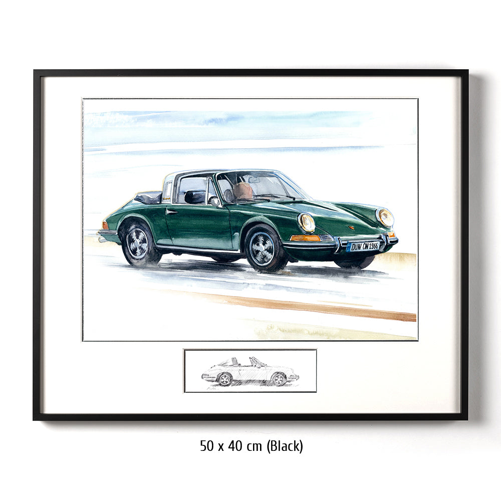 #0648A Porsche 911 - Modèle original Targa