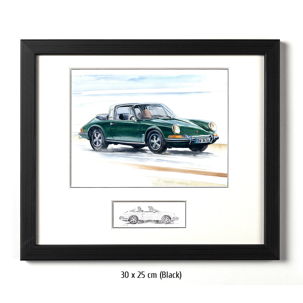 #0648A Porsche 911 - Modèle original Targa