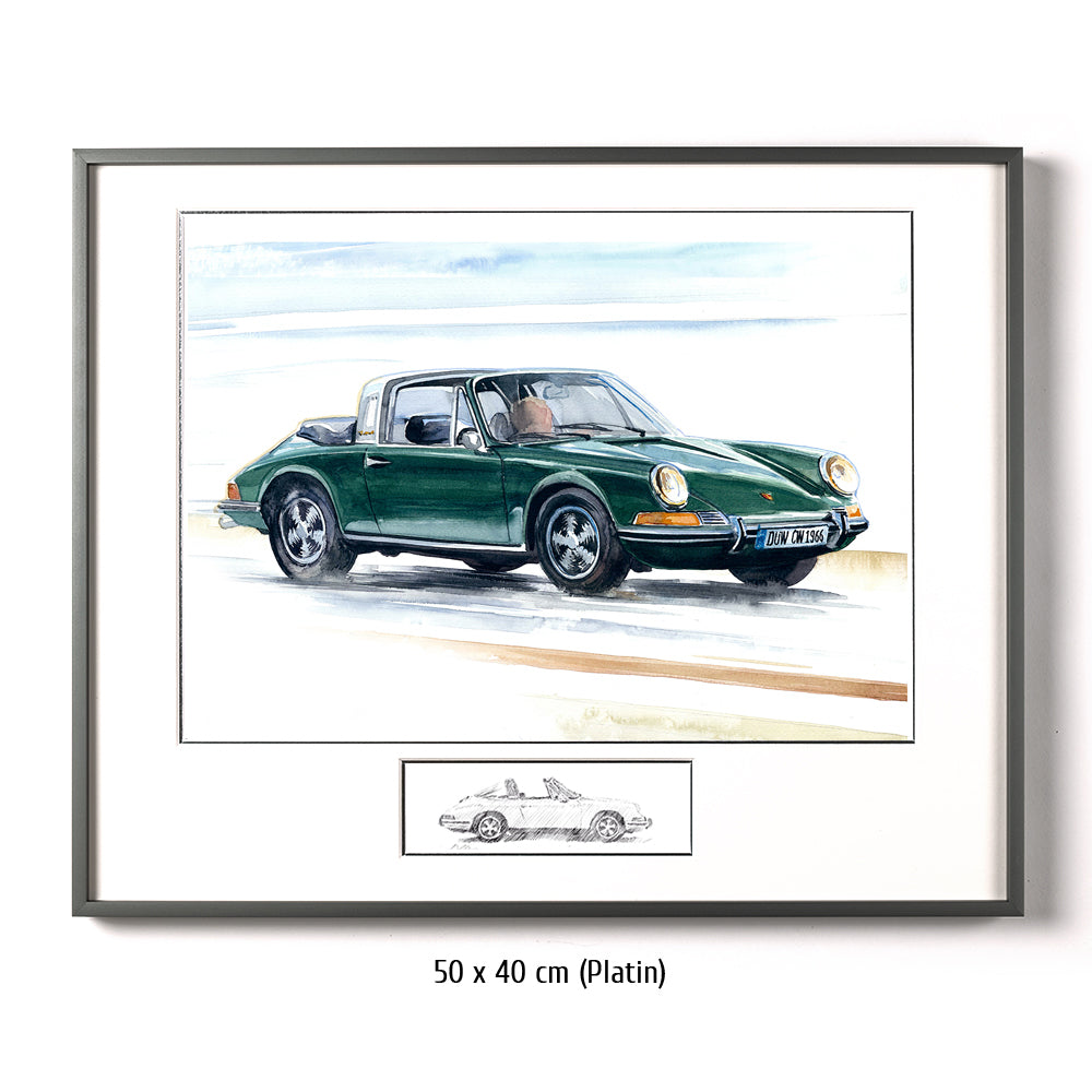 #0648A Porsche 911 - Modèle original Targa
