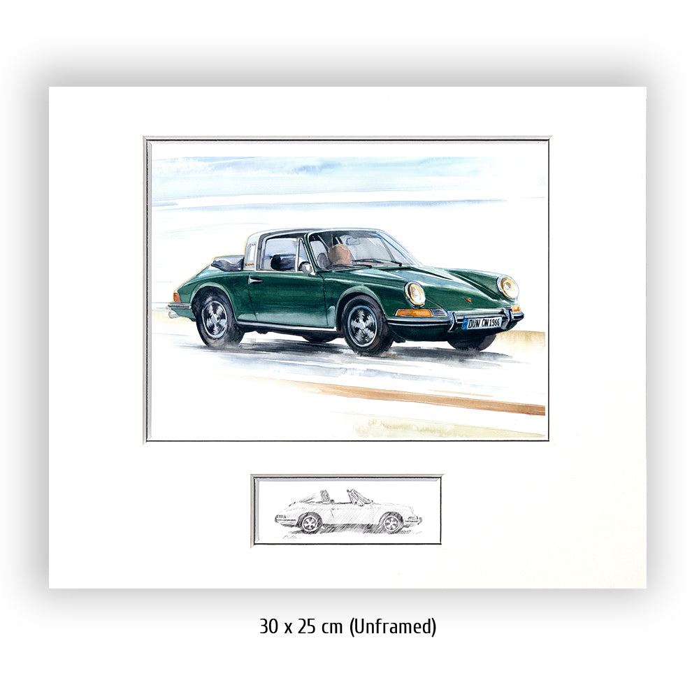 #0648A Porsche 911 - Modèle original Targa