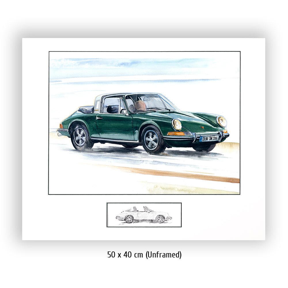 #0648A Porsche 911 - Modèle original Targa
