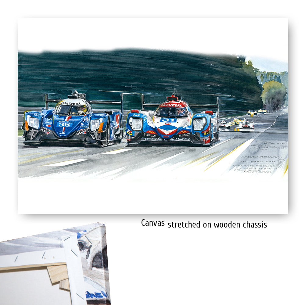 #0674 Rébellion française Alpine A470 #36, Vaillante Oreca #31