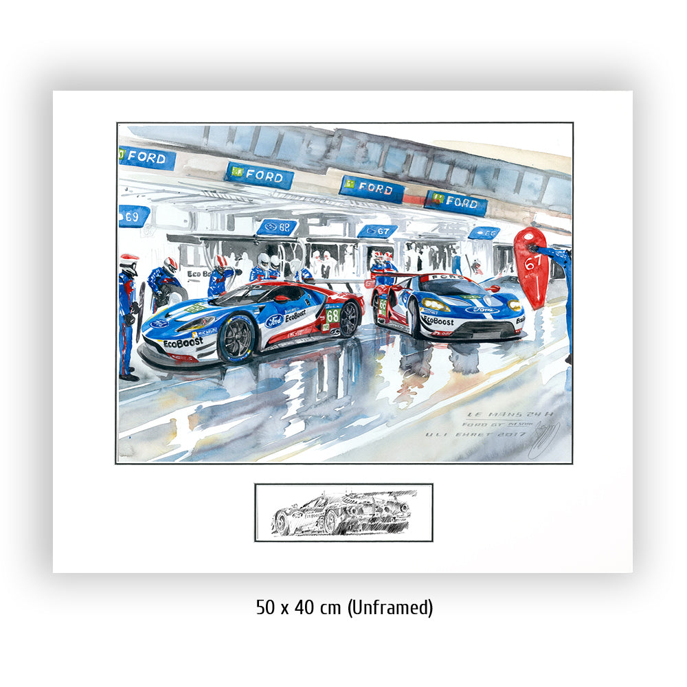 #0683 Arrêt au stand Ford GT50