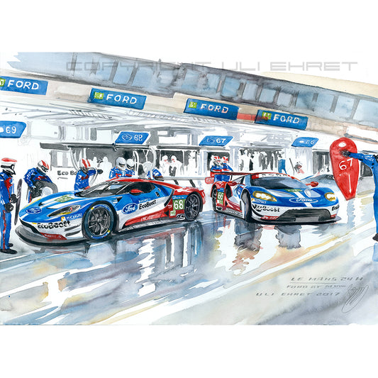 #0683 Arrêt au stand Ford GT50