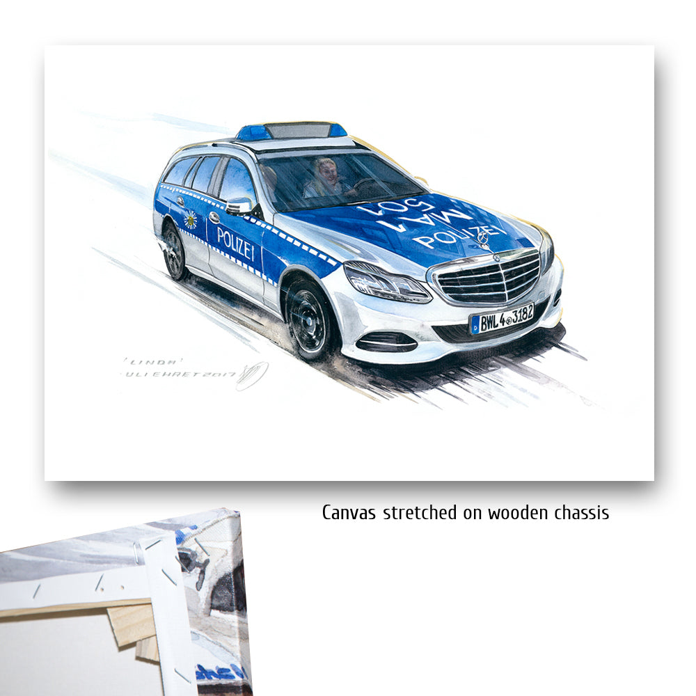 #0695 Voiture de police Mercedes Benz