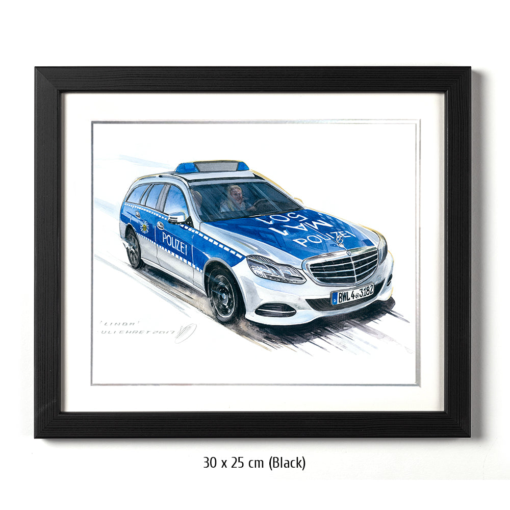 #0695 Voiture de police Mercedes Benz