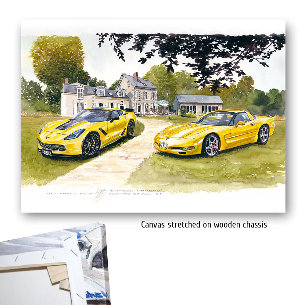 #0721 Corvette C7 Z06 et C5 au Mans