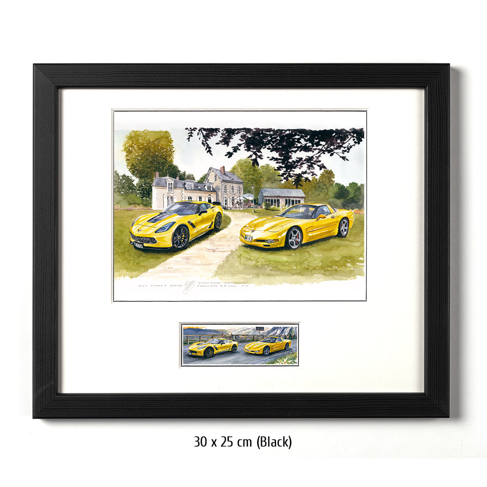#0721 Corvette C7 Z06 et C5 au Mans