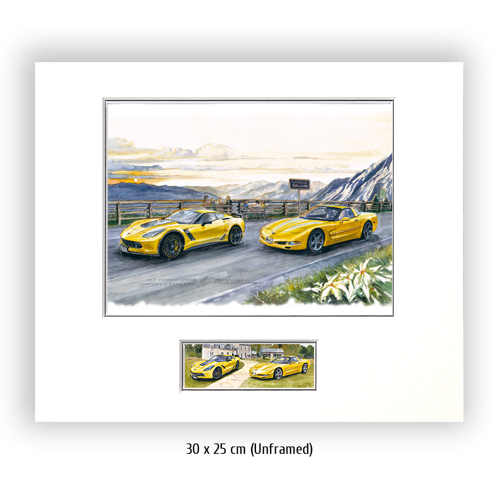 #0722 Corvette C7 Z06 et Corvette C5