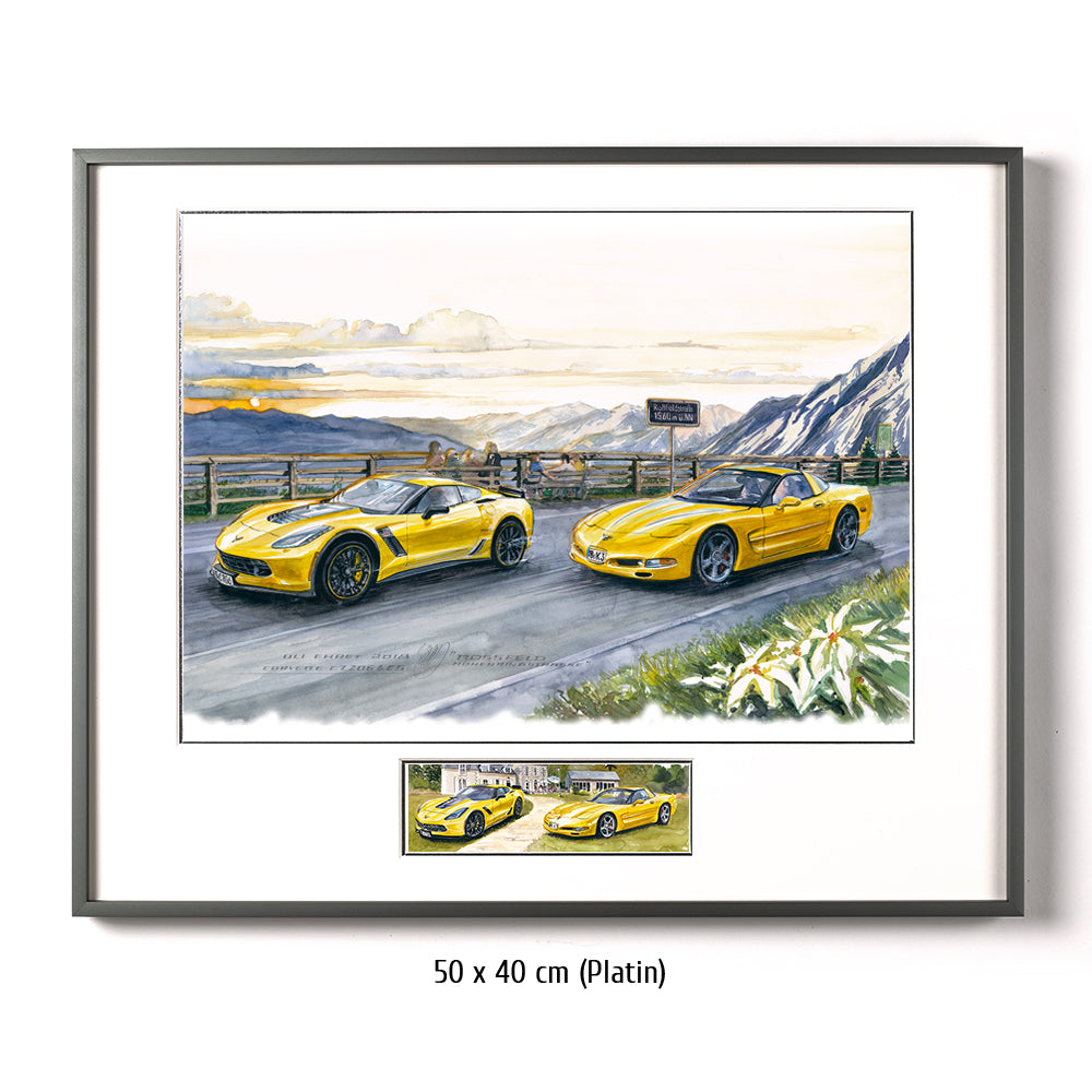 #0722 Corvette C7 Z06 et Corvette C5