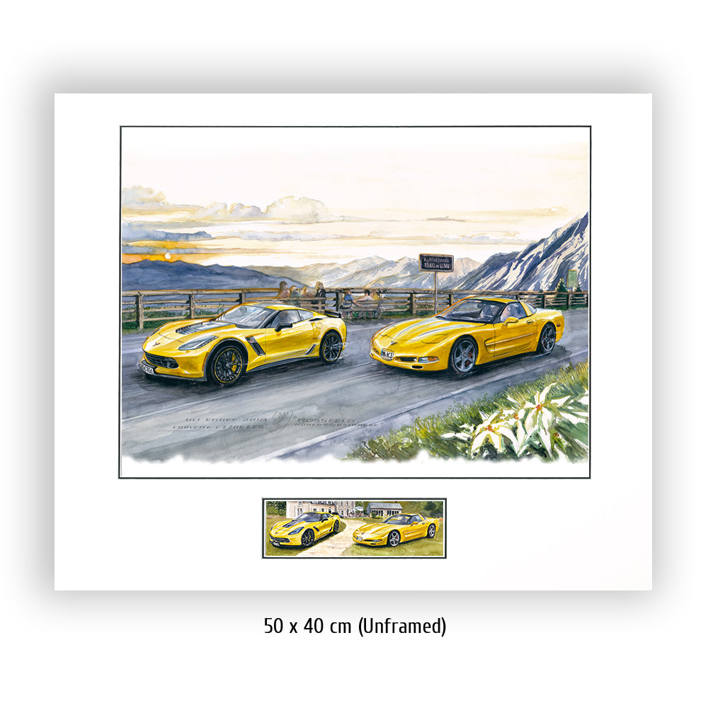 #0722 Corvette C7 Z06 et Corvette C5