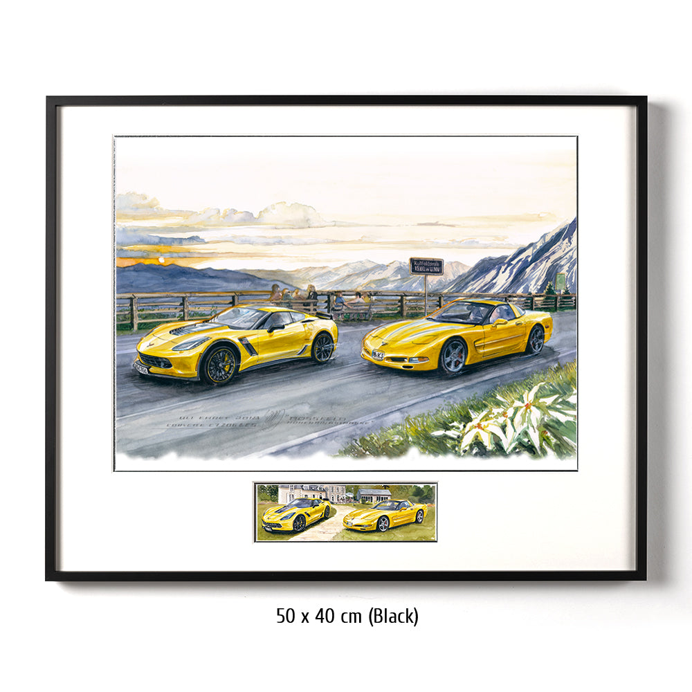 #0722 Corvette C7 Z06 et Corvette C5