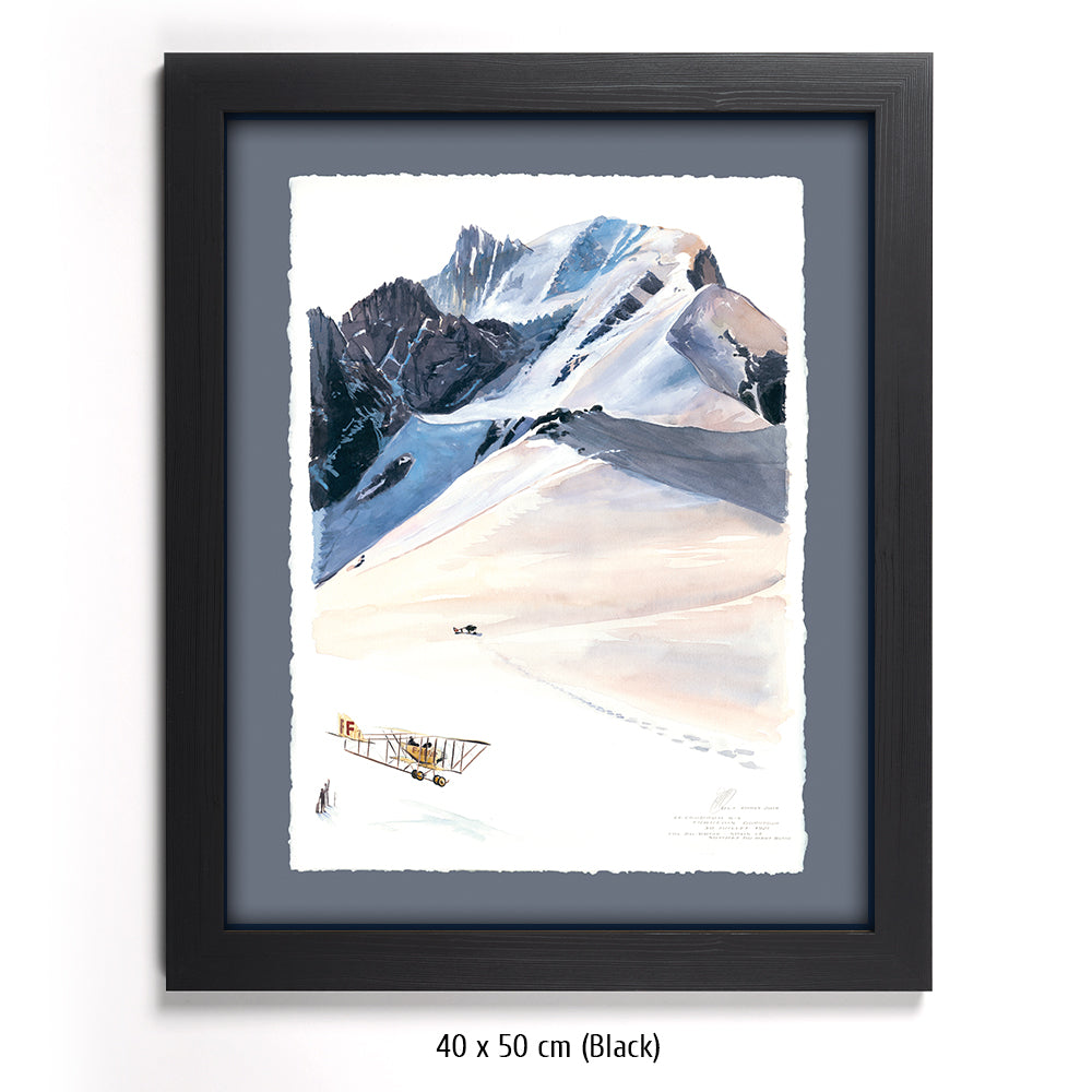 #0773 &gt;&gt; L ́ Aterissage sur le sommet du Montblanc &lt;&lt;