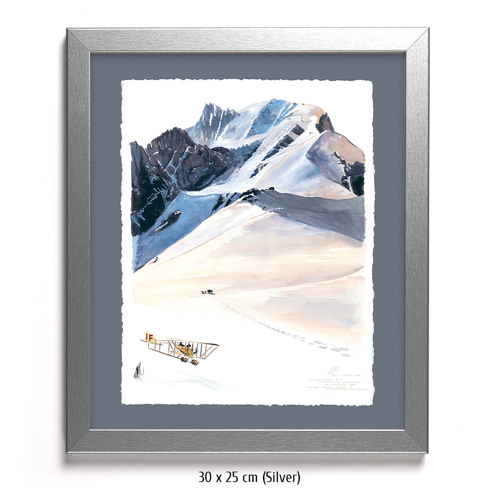 #0773 &gt;&gt; L ́ Aterissage sur le sommet du Montblanc &lt;&lt;
