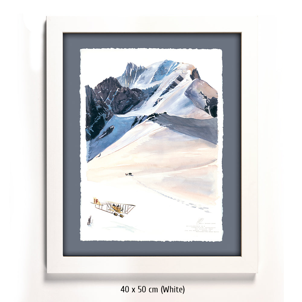 #0773 &gt;&gt; L ́ Aterissage sur le sommet du Montblanc &lt;&lt;