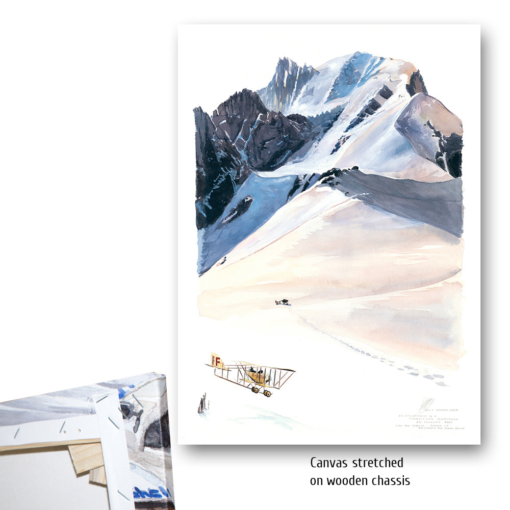 #0773 &gt;&gt; L ́ Aterissage sur le sommet du Montblanc &lt;&lt;