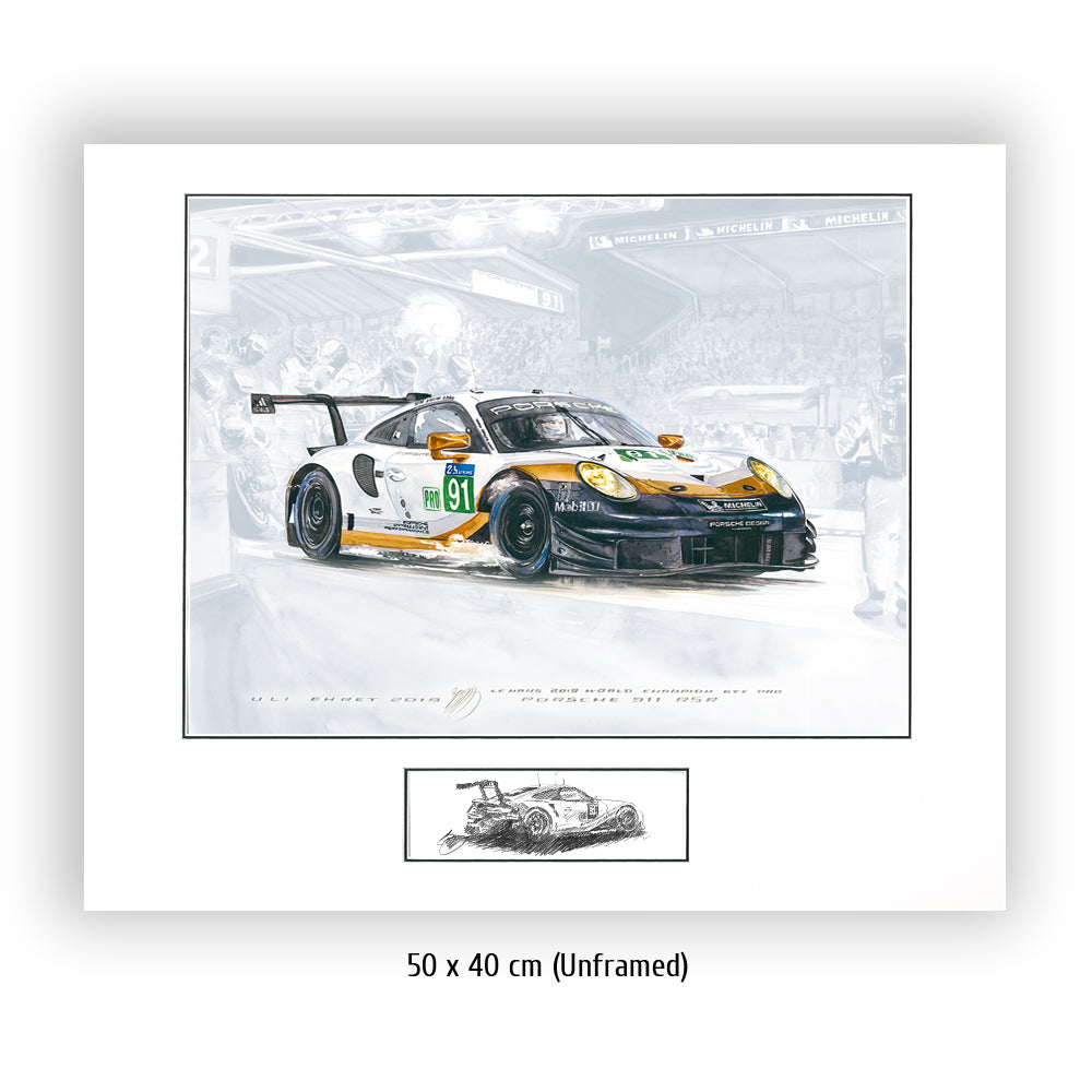 #0804 i "Porsche 911 RSR #91 or"
