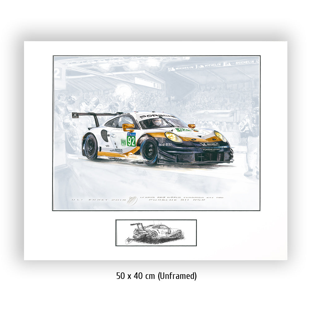 #0804 J "Porsche 911 RSR #92 or"
