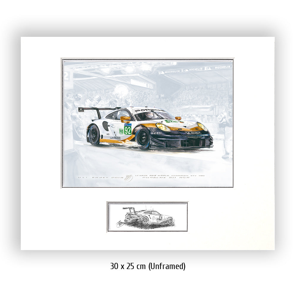 #0804 J "Porsche 911 RSR #92 or"