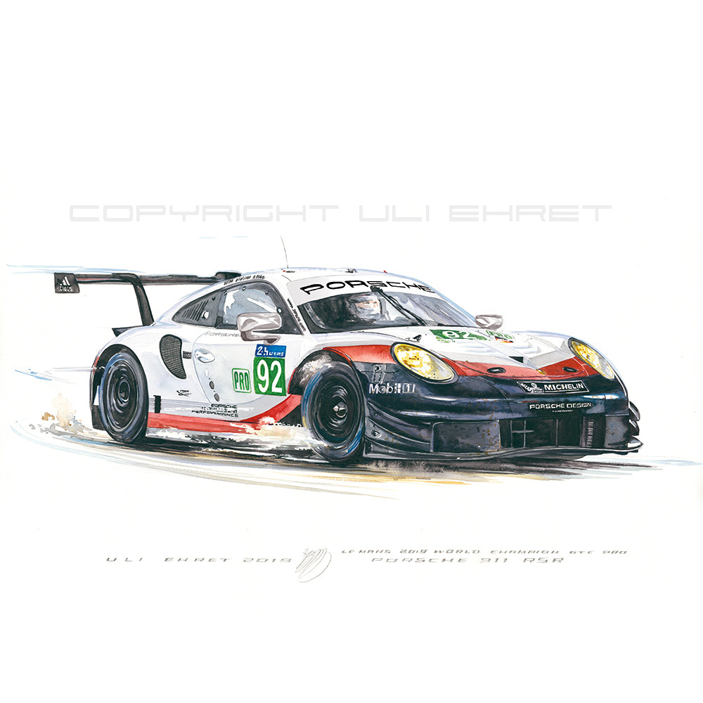 #0804 B "Porsche 911 RSR #92"