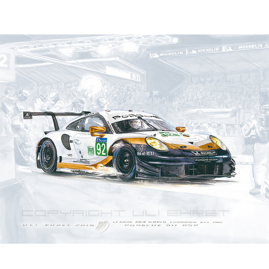 #0804 J "Porsche 911 RSR #92 or"