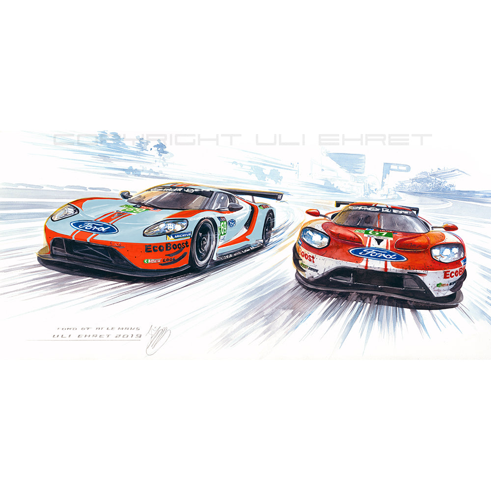 #0813B 'Ford GT #69 & #67 Le Mans 2019'