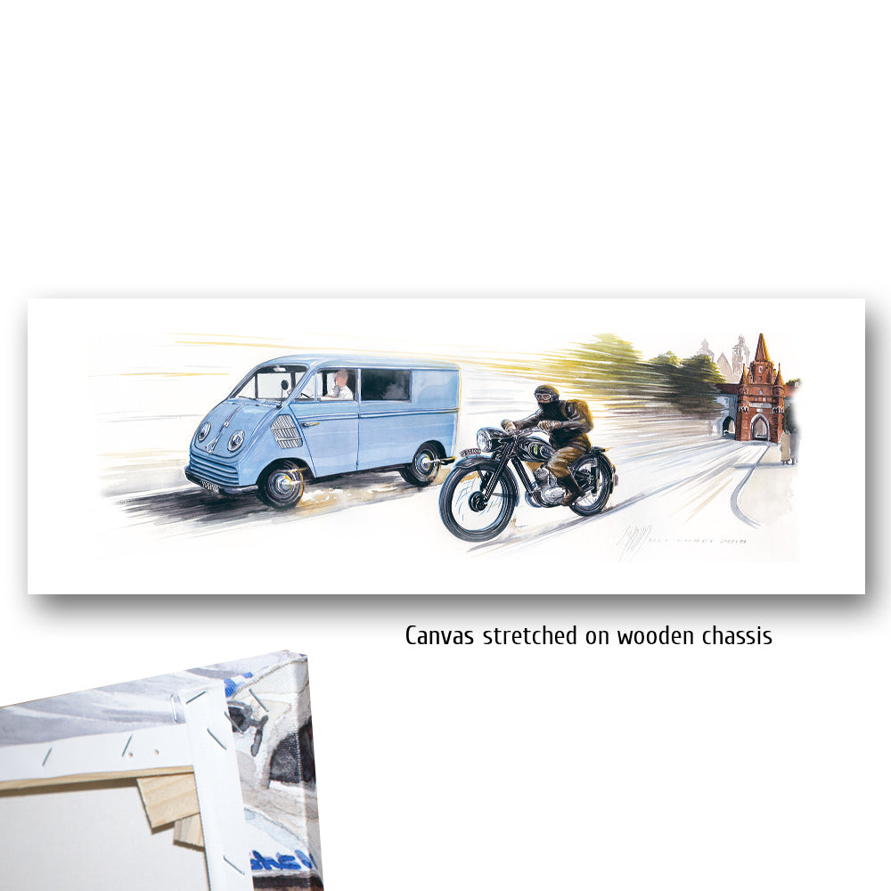 #0816 Camion express DKW et moto DKW