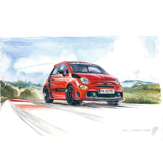 #0868 Une « Fiat Abarth 595 »