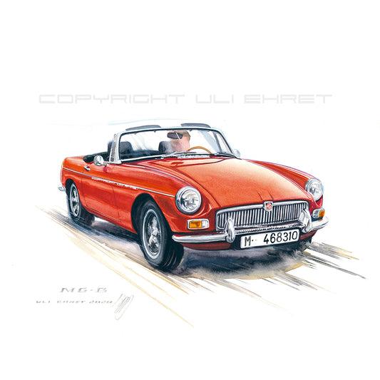 #0877 MG B Cabriolet