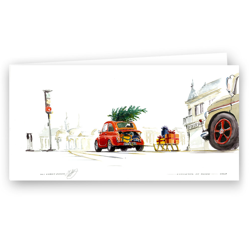 Carte Noël à Rome - Fiat