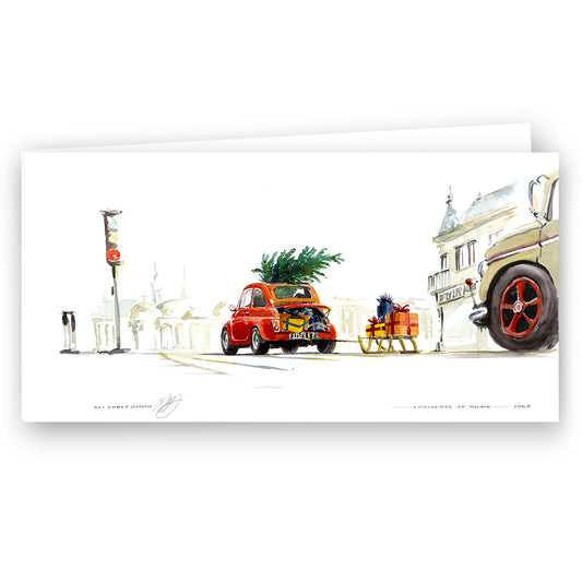 Carte Noël à Rome - Fiat