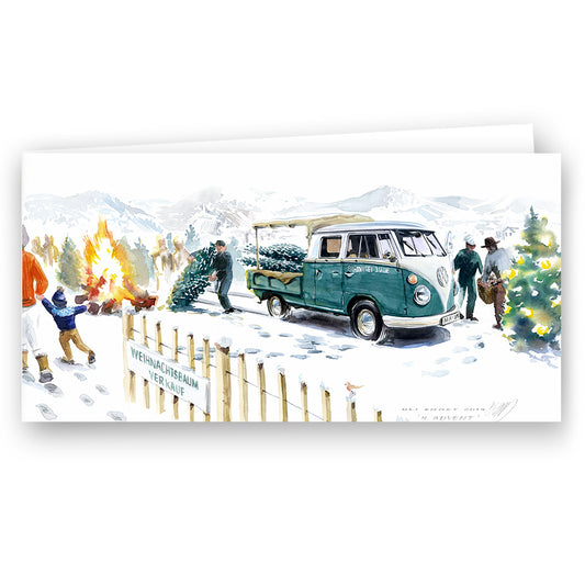 Carte 4ème Avent - VW Bulli