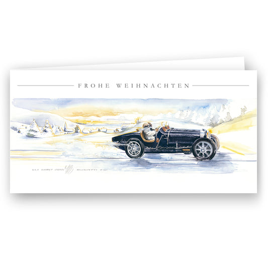 Carte Un matin d'hiver de Noël
