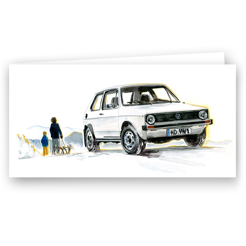 Carte Les choses simples - VW Golf série 1