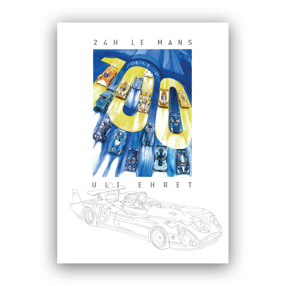 Uli's Racing Legends - Livre de coloriage des 24H du Mans